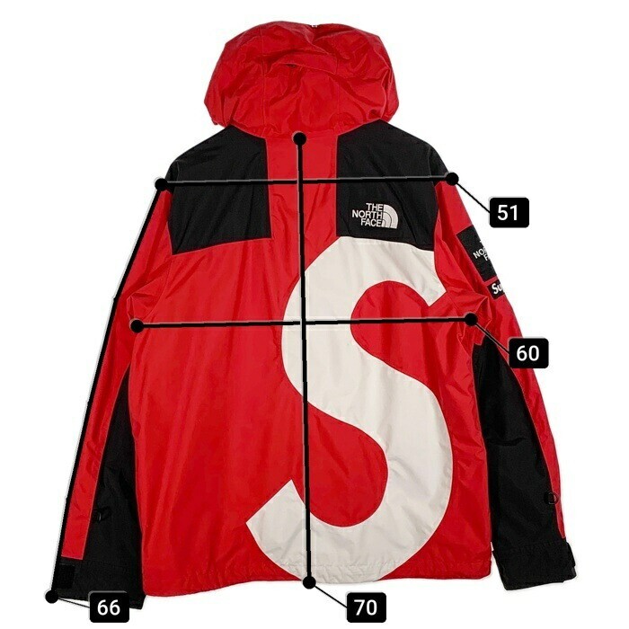 Supreme X THE NORTH FACE S Logo Mountain Jacket NP62002I Red Supreme X THE NORTH FACE S Logo Mountain Jacket NP62002I Red