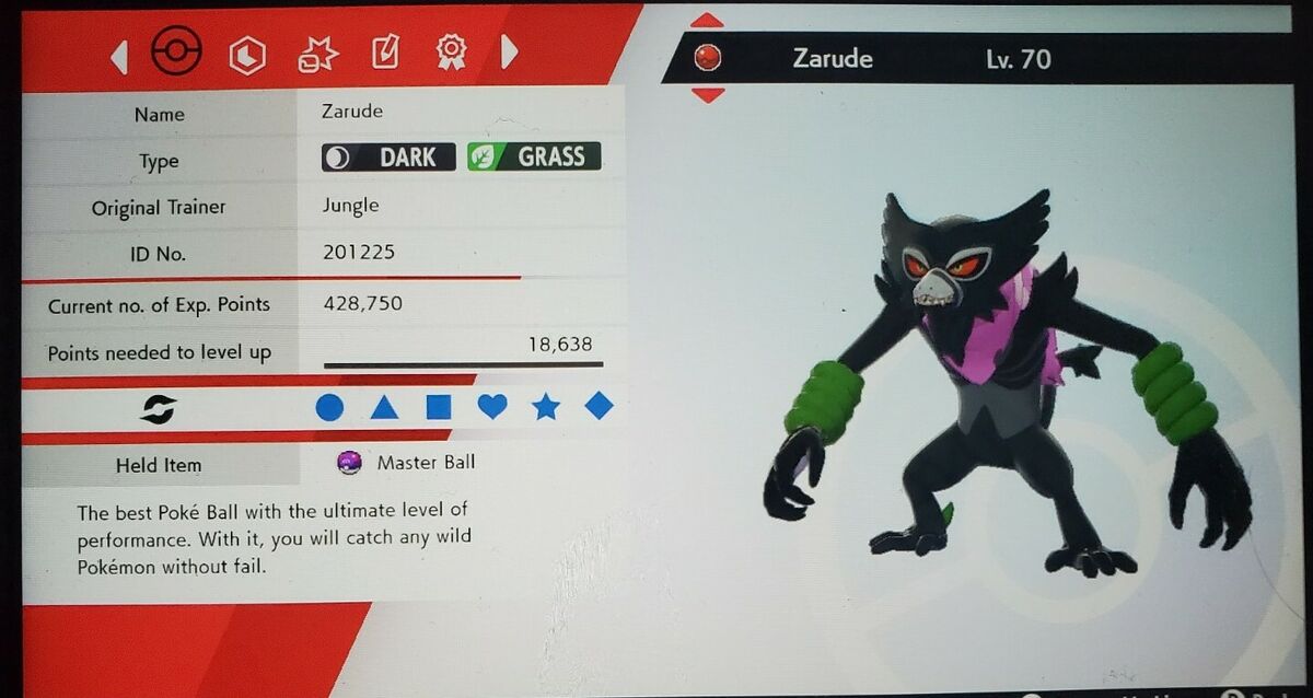 ✨ Shiny Zarude + Shiny Dada Zarude Pokemon Scarlet Violet Max Ivs ✨