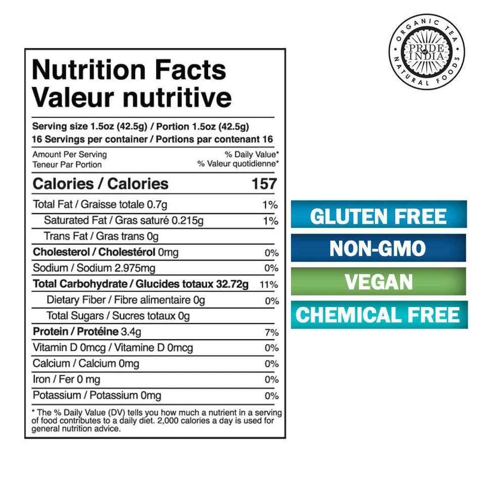 Arroz Basmati marrón indio extra largo - Tarro de granos saludables envejecido naturalmente Foto 2 de 4