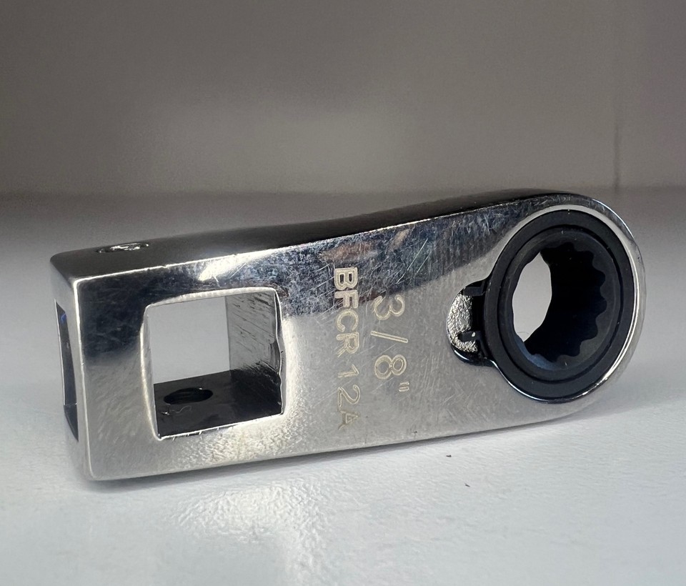 1X BLUEPOINT 3/8" Drive 12Point Ratcheting Crowfoot Wrench BFCR12A 3/