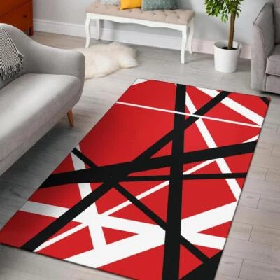 Van Halen Rug, Van Halen Music band Fan Gift Rectangle Area Rug