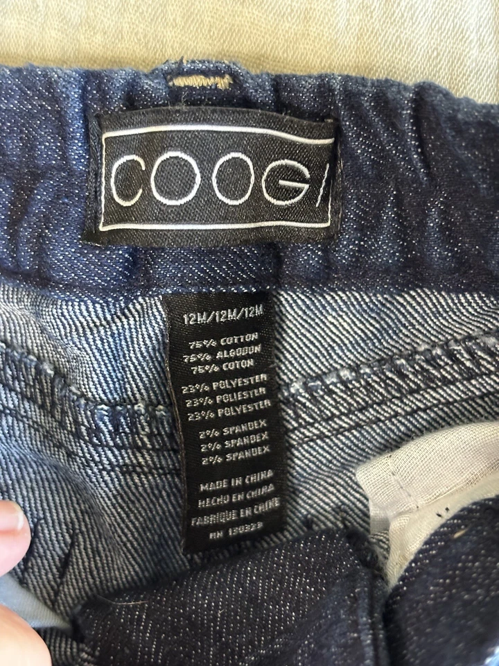 Jeans Coogi 12 meses logotipo cintura elástica niño bebé Foto 4 de 4