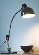 Helion Arnstadt Bakelit, Bauhaus Lampe 1950er, Kabel neu, Gelenk Leuchte, Idell