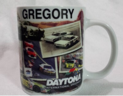 Daytona International Speedway Gregory Mug Wrap Around Graphic Stock Cars Racers