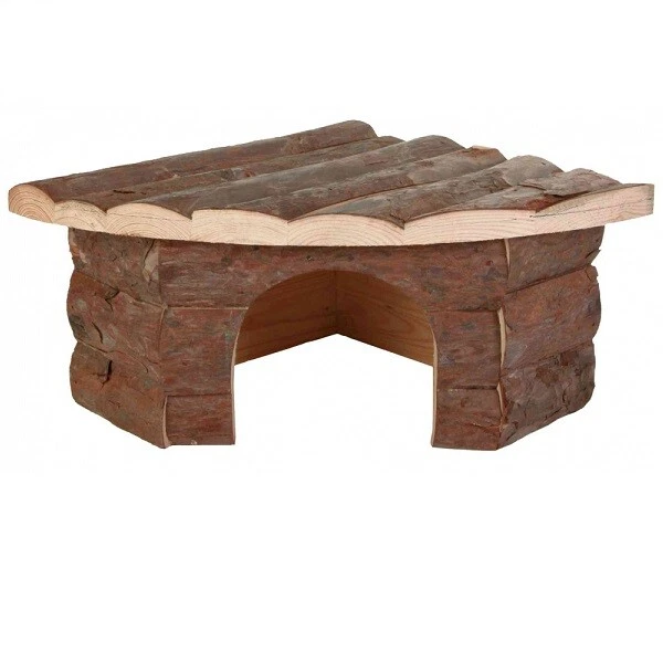 Trixie Natural Living Jesper Corner House Wooden Cage for Small Animals 3 Sizes - Image 3 of 4