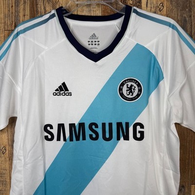 FC Chelsea 2012-13 Away Men's M Soccer Jersey HAZARD #17 CHN ORD