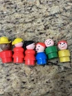 Vintage Lot of Fisher Price Little People - One Broken Hat
