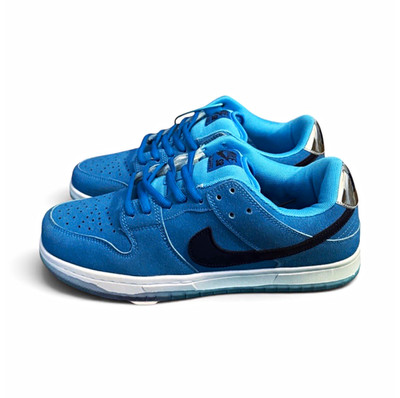 Nike SB Dunk Low Herren Sneaker blau/schwarz Low Top Schnürung EU 41