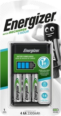 Energizer Recharge - Batterieladegerät für Wiederaufladbare Akku AA und AAA N