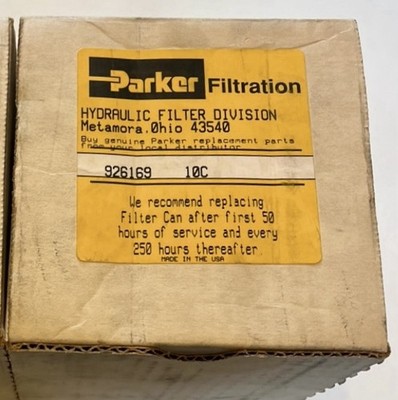Genuine Parker 926169 10C Hydraulic Spin-on Low Pressure Filter New Old Stock