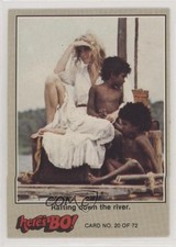 1981 Fleer Here's Bo! Bo Derek Rafting Down the River #20 2k3
