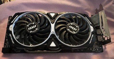DEAD MSI Radeon Armor RX 580 4GB GDDR5 Graphics Card ( Not Tested )