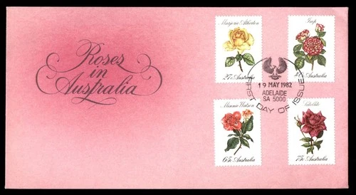 Mayfairstamps Australia FDC 1982 Roses Combo First Day Cover aaw_64481