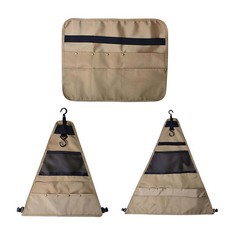Compact Tableware Roll Organizer for Picnic Barbecue Camping with Easy Hang