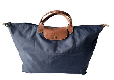 LONGCHAMP Paris Le Pliage Navy Blue Extra Large Shoulder Tote Bag