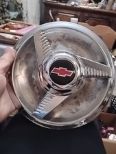 One 3 Bar Fluted Spinner Center Cap For 5 Lug Chevy Truck Rally Wheel