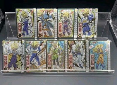 Dragon Ball SET 9 KARTEN Super Battle Card Carddass Hondan Power Level Prism TCG