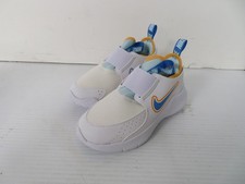 Nike Flex Runner 3 GS White University Blue Kids Shoes Size 12C HJ3495-141