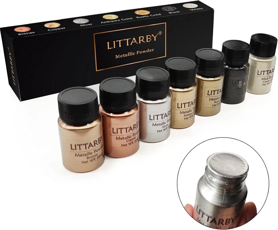 Super Pigmented Metallic Mica Powder for Resin, DIY Crafts & Painting - 7 Colors - Image 3 of 4