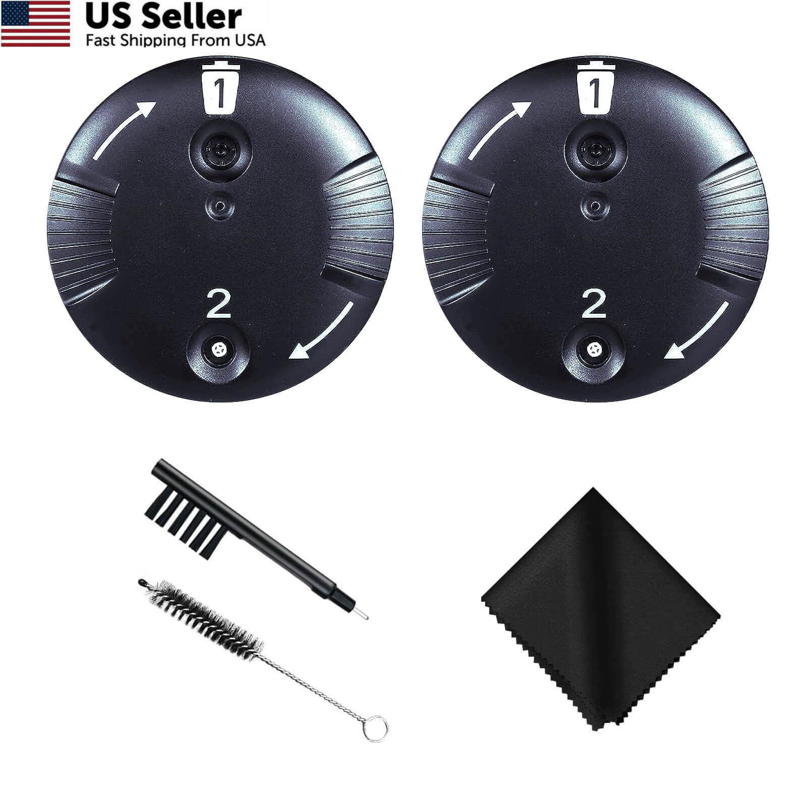 CeruGuard Disk Wax Guards for Phonak and Unitron RIC RITE Hearing Aids BLACK