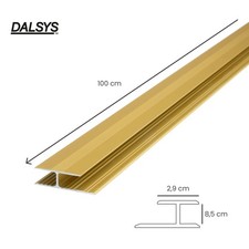 100cm Profilo di transizione in alluminio anodizzato, profilo di montaggio