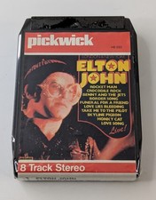 Elton John 8 Track Cartridge London & New York Pickwick Unopened NEW 1976