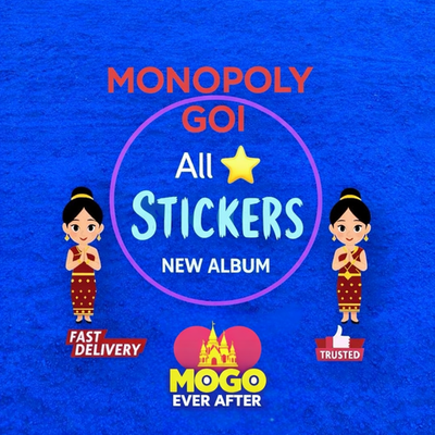 #ad #ad RACE 🔥 MOGO Stickers 1⭐ 6⭐ ALL Sticker Avaiable for Monopoly Go CHEAPEST🔥 $45.98