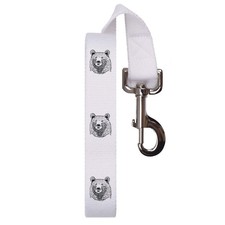 'Grizzly Bear Head' Dog Lead / Leash (DL00005519)