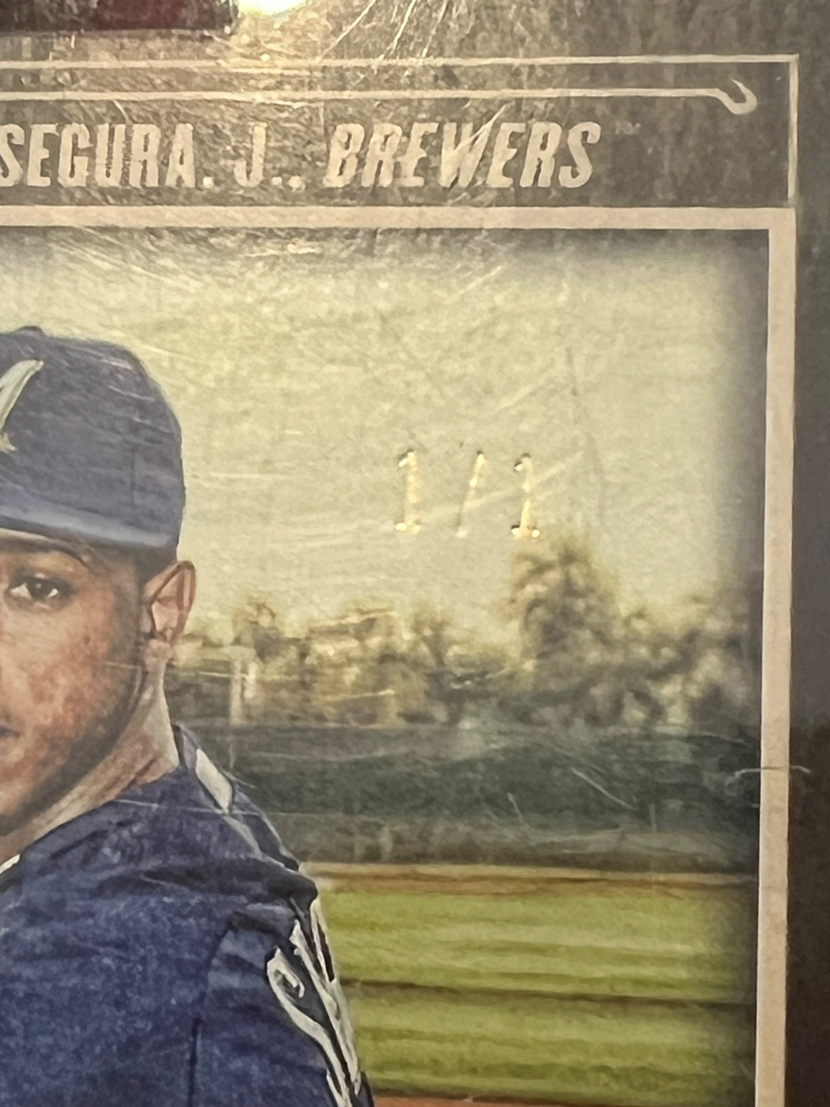 2015 Gypsy Queen Jean Segura Topps Archives Signature Series 1/1 Auto view 2
