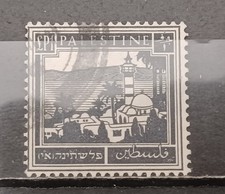 PALESTINE brit.-1927-45- timbre oblitéré  1  livre  YT # 81