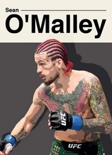 Sean O'Malley Artist Signed MMA Art Card 2/10