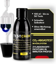 CO2 Tester Zylinderkopfdichtung TESTCHEM 3-teilig 100ml Abgastester Testkit