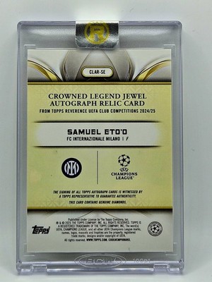 2024-25 Topps Reverence UEFA Samuel Eto