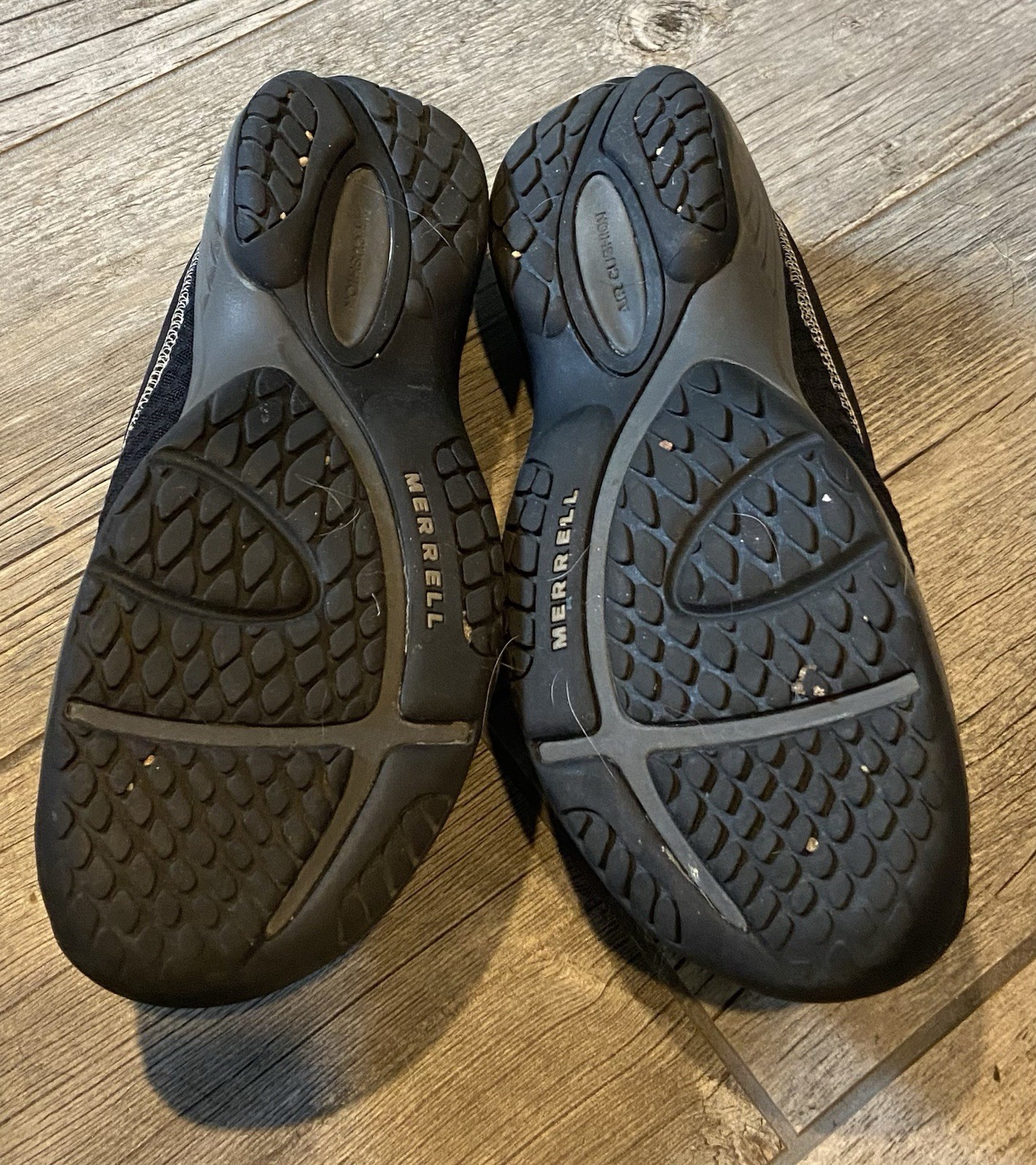 Merrell zoccoli neri in rete slip on donna taglia 9 uomo taglia 8