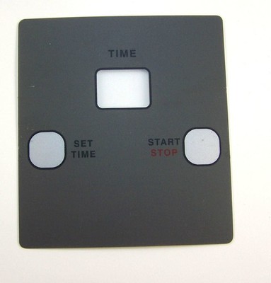 Galaxy Timer Overlay Gray Timer Control Panel 2Button Touchpad Decal