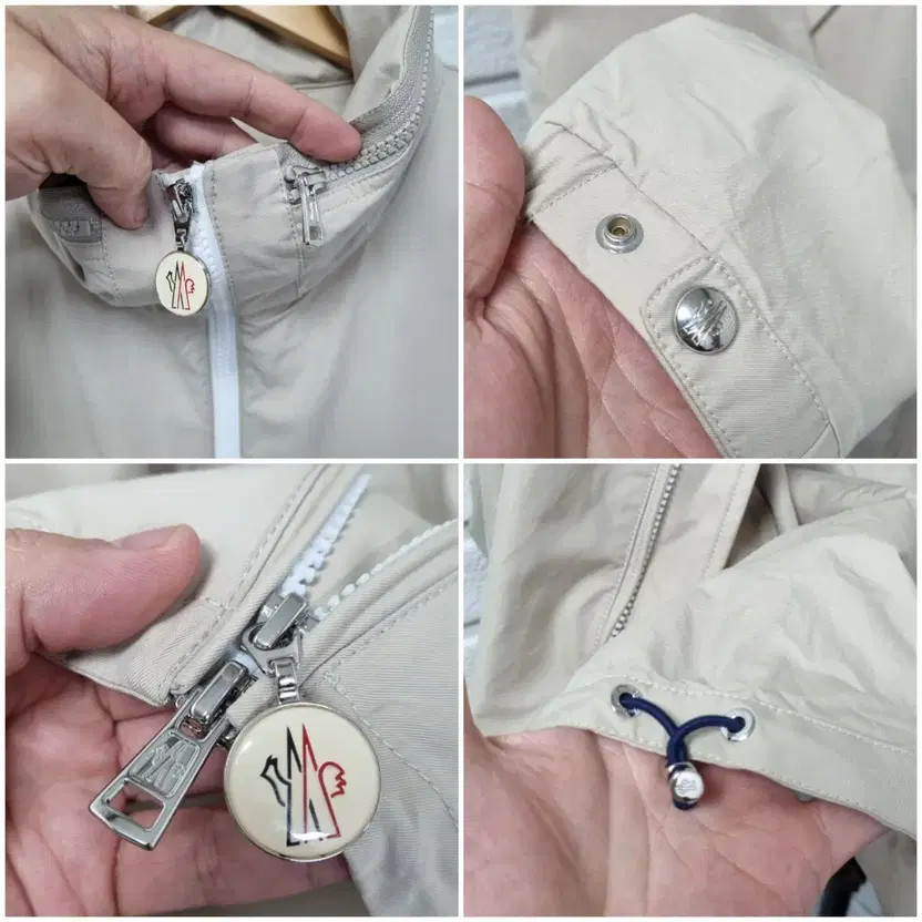 Moncler Hoshi Windbreaker Jacket Beige 23 Season Auth Certified thumbnail 4