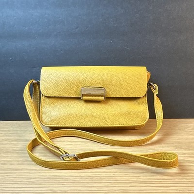 Yellow Gerry Webber Cross Body Bag - Magnetic Closure + Adjustable Strap