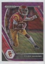 2021 Panini Prizm Draft Picks Purple Wave Prizm Tyler Vaughns #160 0x4v