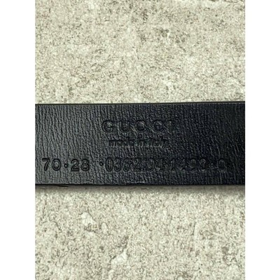 GUCCI レザー　シルバー金具　レディース　ホワイト　サイズ70/28 グッチジャンボGG ジッピーウォレット ブラック シルバー金具
