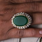 QVC Luxe Rachel Zoe Goldtone Cabochon and Crystal Ornate Ring Size 6 — photo 5