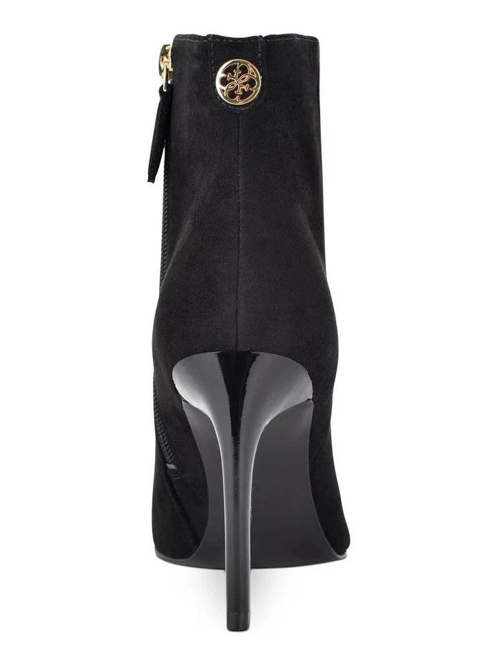 GUESS Botines  37 Ankle Boots TABARE black suede heel women's NIB - Imagen 2 de 4