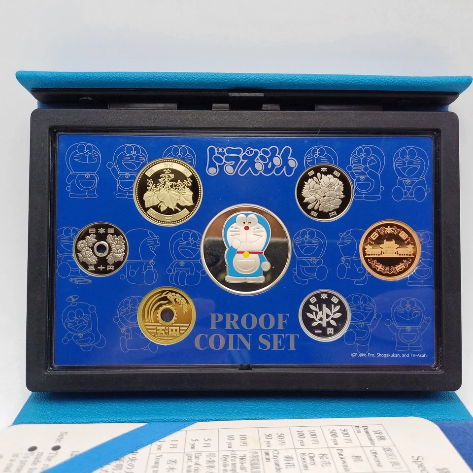 35th Anniversary of DORAEMON 2005 Proof Silver Coin Set Japan Mint - Image 3 of 4