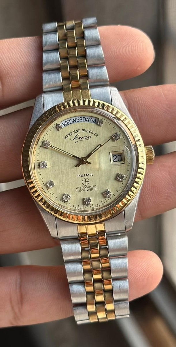 【稼動品】WEST END WATCH Co. Sowar Prima 手巻き West End Watch Co Sowar Prima Automatic 25 Jewels Swiss Made Watch