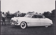 1951 Hudson Hollywood 2-door Hardtop Dealer Postcard