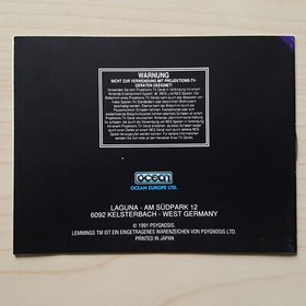 Nintendo NES Lemmings in OVP mit Anleitung Boxed Game PAL B Spiel