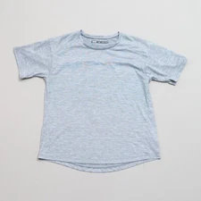 REI Co-op Men's L Tall Active Pursuits Shirt Light Grey Performance Tee