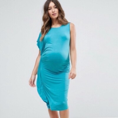 jade green maternity dress Kate Green Silk Custom Maternity Photoshoot Gowns main image 0