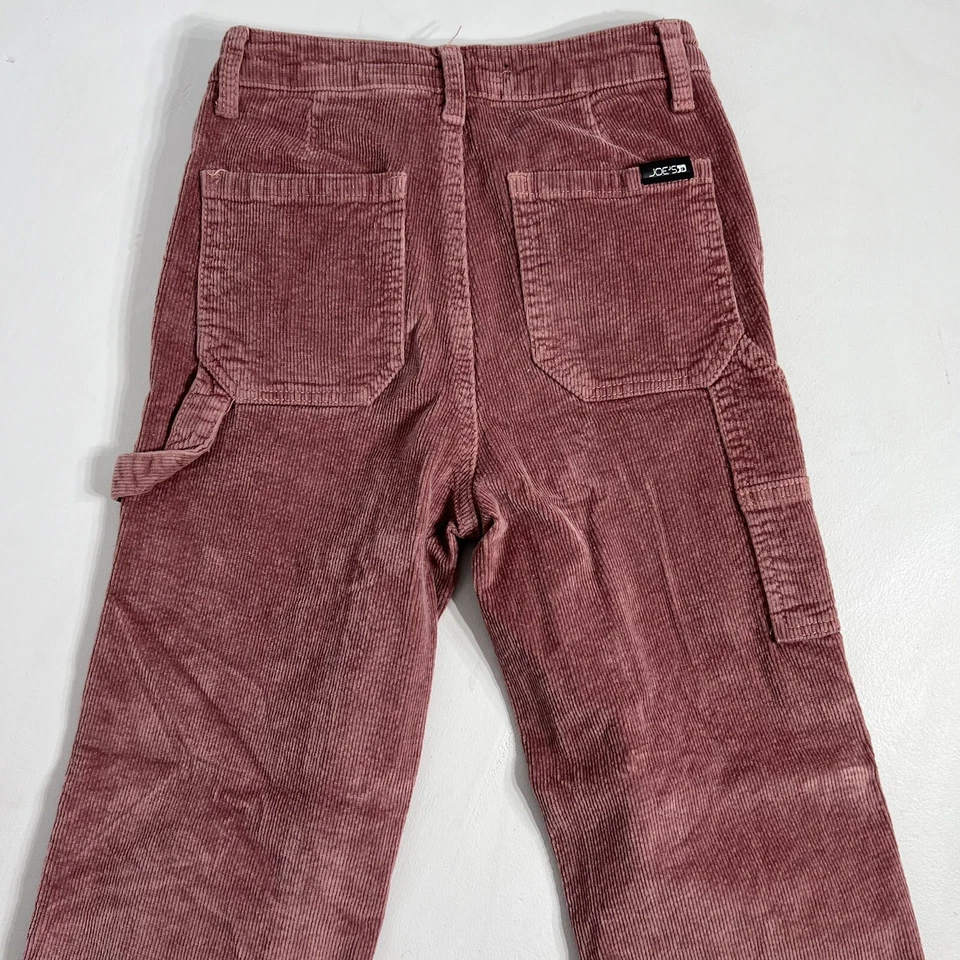 Pantalones de Carpintero Joes Jeans Pana Niñas 14 Pintor Rosa Pierna Recta Informales Foto 3 de 4