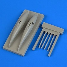 OzMods Models 1//48 MACCHI 326 7.62mm GUN PODS 2 Resin Set