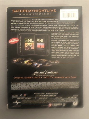 DVD BOX SET SNL FIRST SEASON 1975-1976 Saturday Night Live. Excellent plays. - Picture 2 of 6